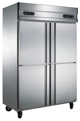 Double Machine, Double Temperature Four-Door Freezer, Refrigeration Equipment