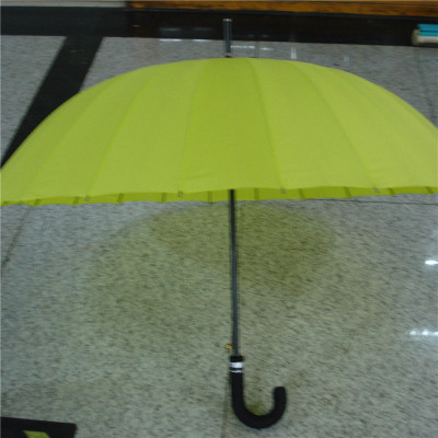 Trendy Candy-Colored Sunny Umbrella Super Strong Windproof Self-Opening Umbrella Boys and Girls Umbrella Solid Long Handle Umbrella