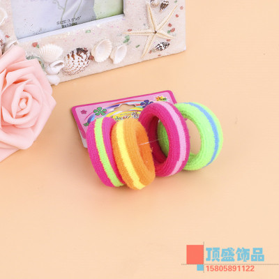 Korean version is easy to use and durable seamless rubber band hair band hair ornaments
