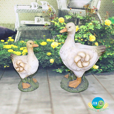 Duck duck red porcelain garden decoration decoration decoration simulation animal