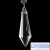 Acrylic love imitation crystal drop curtain desk lamp accessories