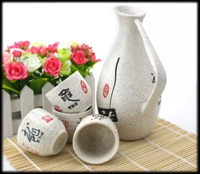 Japan and South Korea export wine set with Japanese style and small wine wine pot of glass ceramic gift