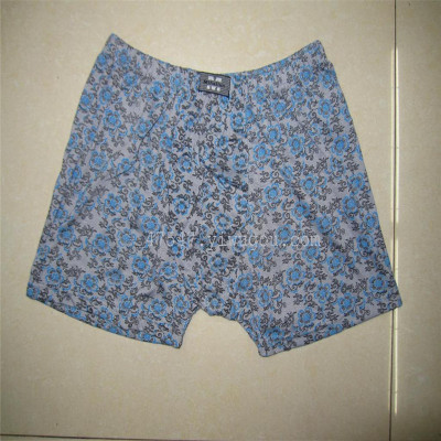 Men boxer four shorts cotton printing, (the price of beauty, welcome to inquire!!!)