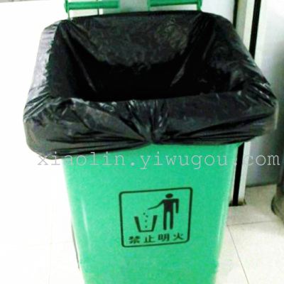 A direct black medium and small flat hotel sanitation garbage bag bag
