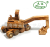 Wood Excavator Forklift Supply Genuine Tianyun Brand Wooden Travel Crafts Pendulum Model Children's Toys