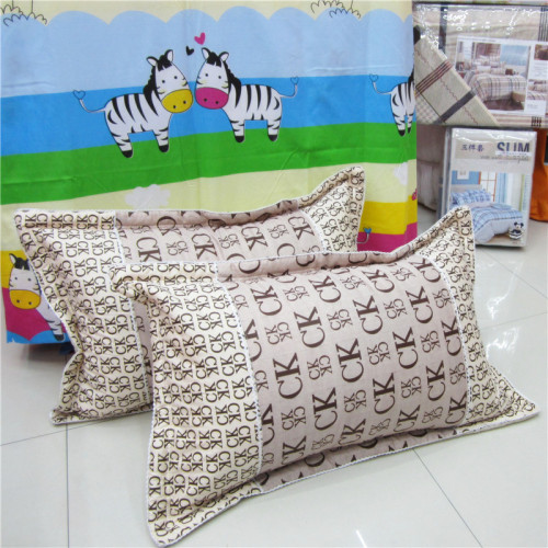 Wedding Full Cotton Pillowcase Fair Temple Fair Sale Night Market Stall Folder cotton Tape Zipper Pillowcase