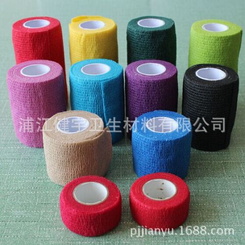 non-woven self-adhesive high-elastic bandage sports bandage beauty bandage pet bandage