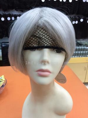 Fashion short wigs cosplay headgear wwk-172