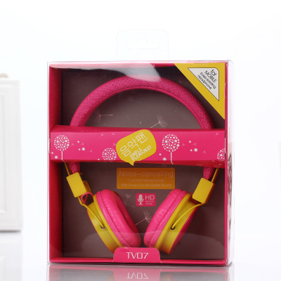TV-07 fashion manufacturers selling candy color headset headset mobile phone headset with wheat.