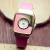 New Korean crystal face luxury suede women's leisure watch