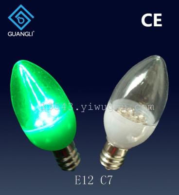 E12 color bulbs, screw-type bulb, candle bulbs, plastic bulbs, decorative light bulbs