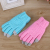 Hot sale fashionable flower type acrylic jacquard purl stitch screen touch gloves