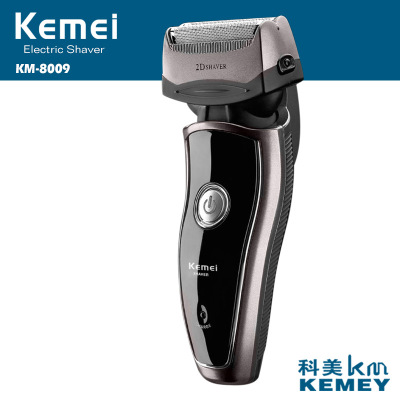 KEMEI Kemei KM8009 Shaver reciprocating 2 blade head double cutter head