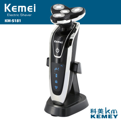 Comay KM-5181 four-in-one electric shaver razor nose hair brush