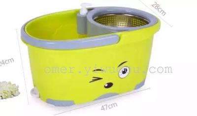 Stall Supply Hand Pressure Rotary Mop Bucket Sets Wholesale Dual Drive Mop Rotating Mop