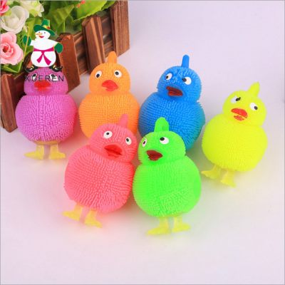 Luminous toy rope duckling Maomao flash duck toy manufacturers wholesale wholesale stalls vent
