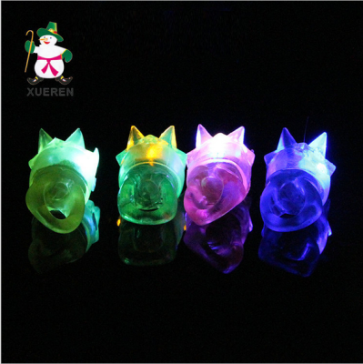 Hot flash soft crown luminous ring jewelry supply LED toys manufacturers night market stall wholesale