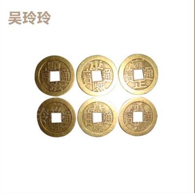 Wholesale crafts accessories 2.5 copper alloy copper coins thick simulation