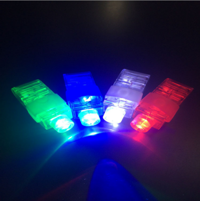 Color cartoon creative lighting ring for children colorful flash finger Lights Festival