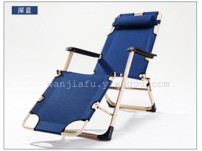 Wan Jiafu outdoor new widening and strengthening three use chair lunch break bed folding chair