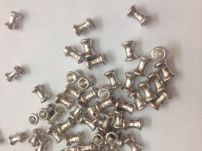 Electroplating Beads Series Factory Direct Ornament Accessories ABS Silver Bone Beads Imitation Pearl Acrylic Beads
