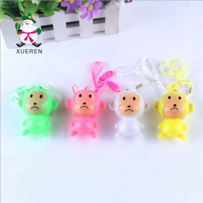 Factory direct selling a variety of cartoon animal stall flash pendant pendant flash flash toy wholesale