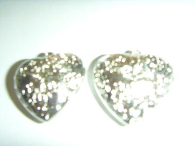 Pattern Peach Heart Silver