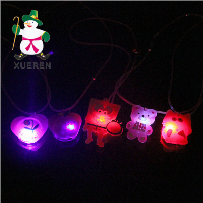 Toys color cartoon creative luminous beads necklace children lovely flash necklace holiday gift