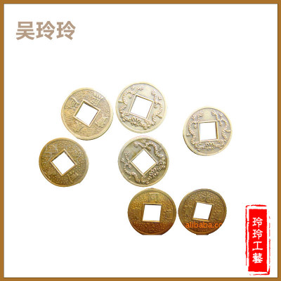 Metal crafts copper 1.9cm alloy copper coins Ssangyong Tongbao