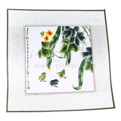 Novel Silk Thread embroidery for Home decoration