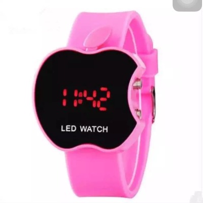 Personality energy saving apple LED student button watch