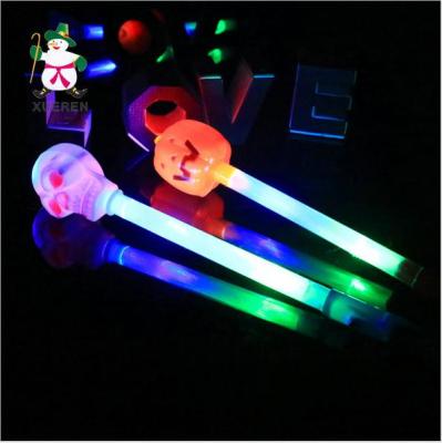 Halloween cartoon lightsticks skull pumpkin sticks concert cheer props wholesale flash stick