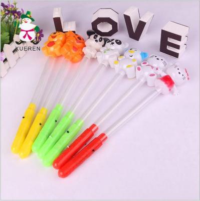 Cute cartoon animals glow sticks of light sticks in concert with flash rod for children's flash stick wholesale