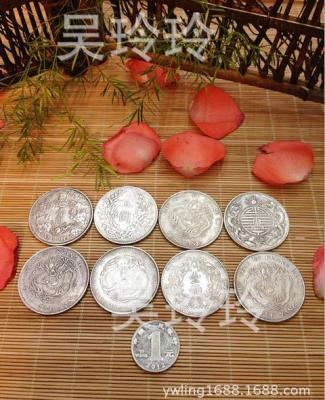 Wholesale silver coin silver dragon 3.8cm iron metal crafts