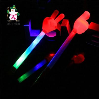 Creative cartoon red lightsticks lightsticks palm concert for flashing luminous stick