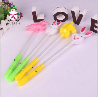 Cute cartoon animal luminous rod short rod fluorescent stick concert flash stick to spread the goods