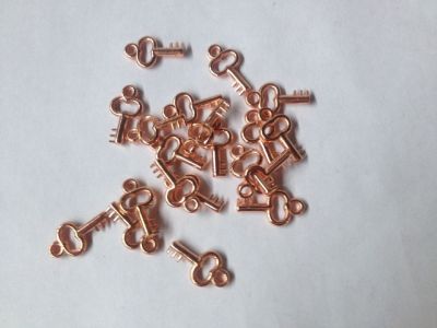 DIY hand beads CCB keys gold plated beads imitation pearl plastic beads