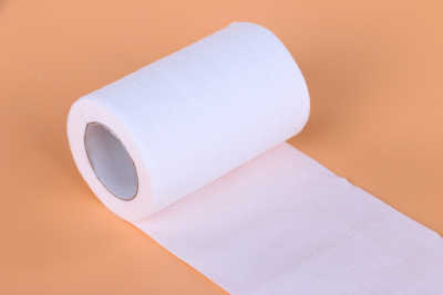 Factory Direct Sales Wholesale Hotel Toilet Paper 40G Hollow-Core Roll Paper Wood Pulp Toilet Paper Paper Extraction