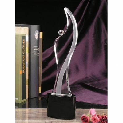 Dance competition crystal trophy manufacturer direct spot supply can be engraved