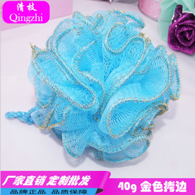 Gold Wire Piping Loofah
