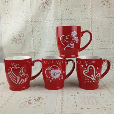 Ceramic coffee cup advertising Cup Valentine cups