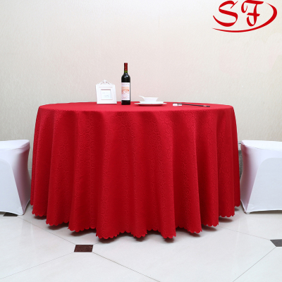Chenglong hotel supplies hotel tablecloth European wedding cloth high quality tablecloth size xiangyun style