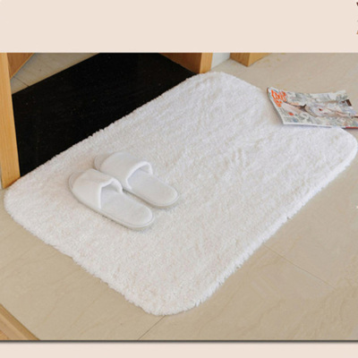 Zheng hao hotel supplies five-star hotel long wool floor mat imitation sliding mat floor towel cotton door pad