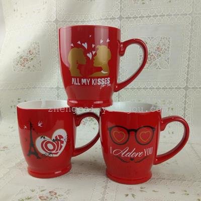 Ceramic coffee cup advertising Cup Valentine cups