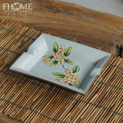 The new American country ceramics wholesale ceramic ashtray exquisite ceramic decoration decoration gifts