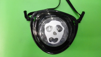 Atmosphere articles ghost festival LED luminous eye mask monocular dragon Halloween luminous eye mask