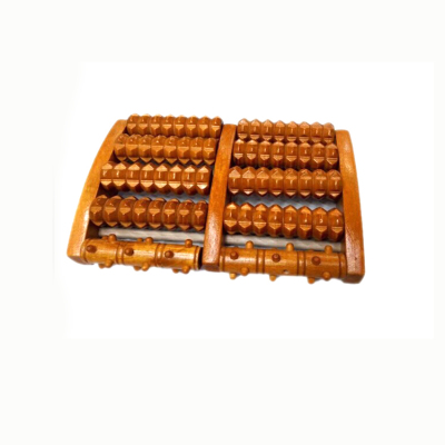 Factory direct massage foot massage beads five rows of wooden massager