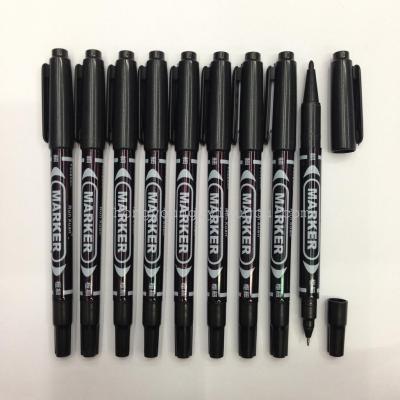 Small double headed marker pen, oily marker pen, hook line pen, oil pen write plastic bag