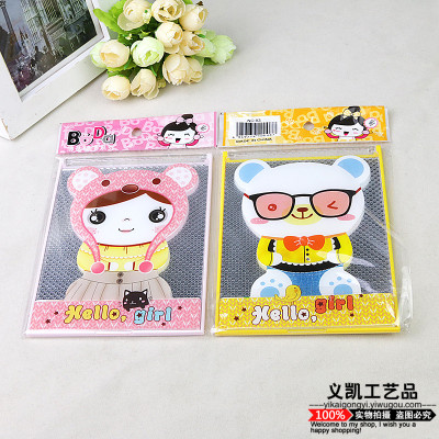 Makeup Mirror Portable Small Mirror Cute Creative Cartoon Folding Mirror