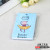 Cute Cartoon Bus Card Holder Luggage Tag Student Meal Card Certificate Holder with Keychain